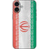 Iran Flag Distressed iPhone 16 Plus Skin